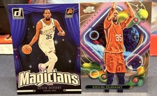 Kevin Durant 2 Card Lot – 2024-25 Donruss Magicians Insert + Topps Chrome