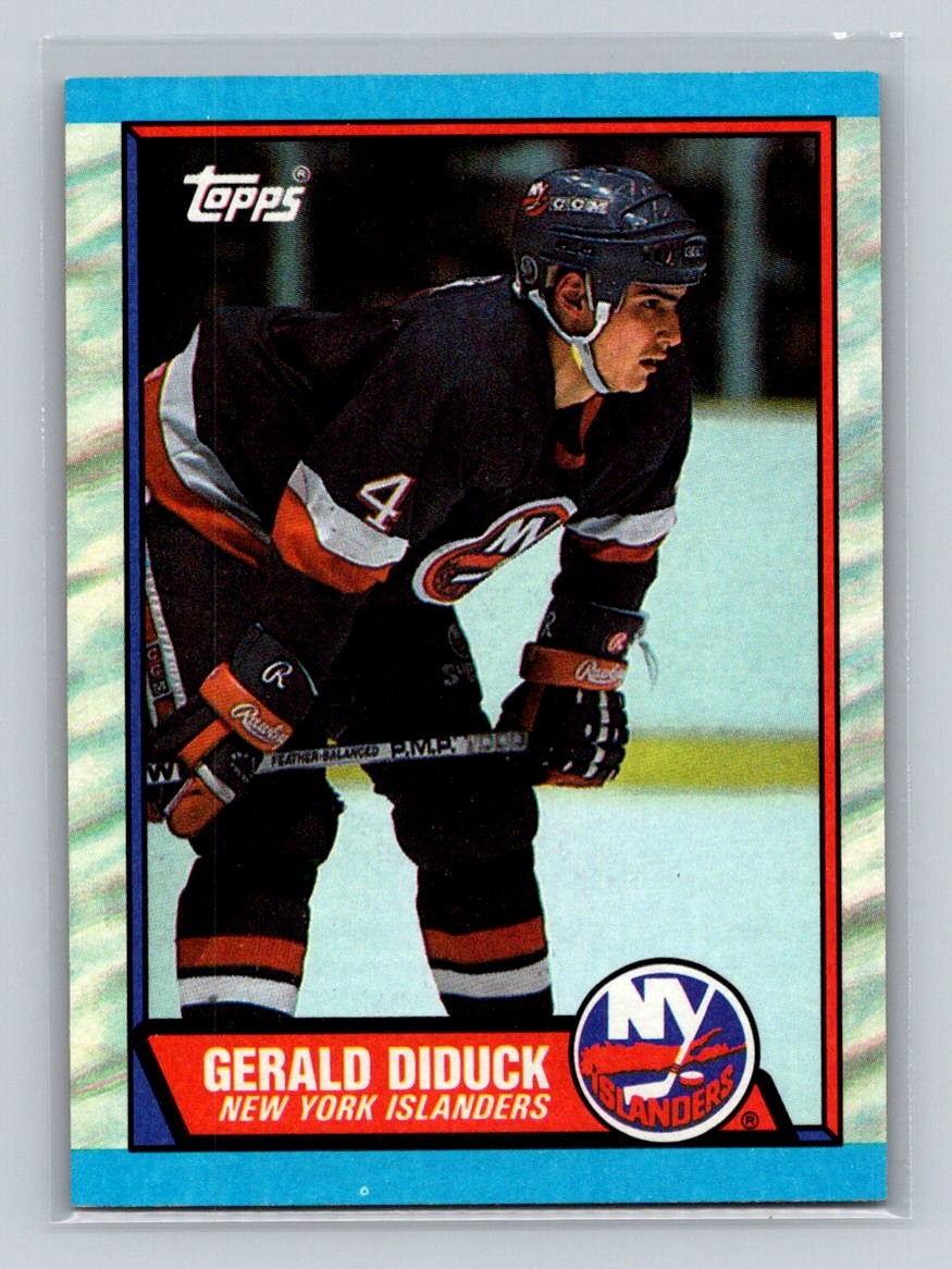 1989-90 Topps #182 Gerald Diduck RC New York Islanders