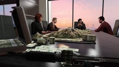 PS4 / Sony Playstation 4 - Grand Theft Auto V / GTA 5 DE mit OVP OVP beschädigt