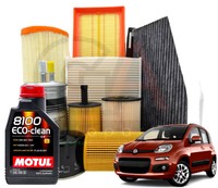 Set Service Fiat Panda 500 1.3 Multijet Lancia Ypsilon Purflux ÖL Mot