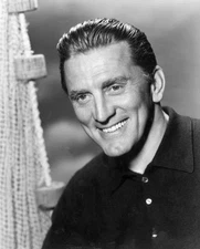 American actor Kirk Douglas 1955 Historic Old Photo