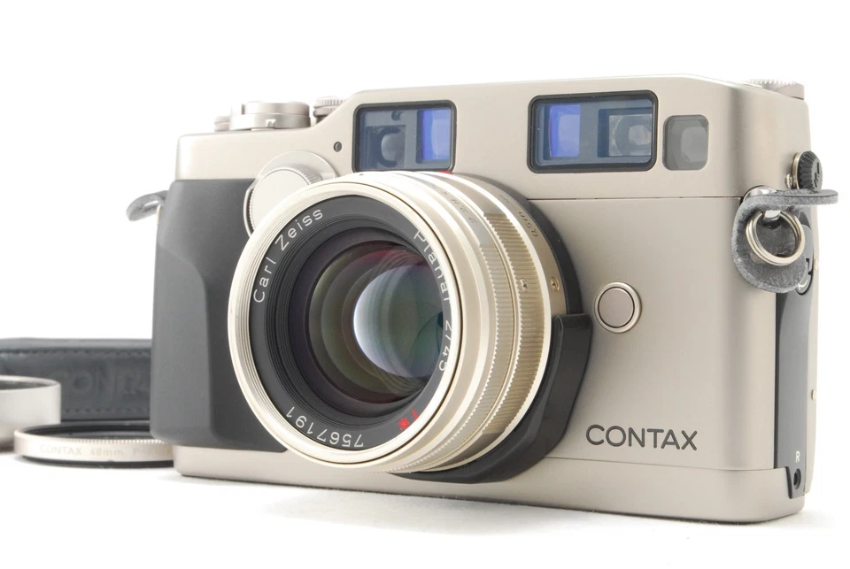 [READ!! Near MINT w/Strap] Contax G2 Rangefinder Camera w/45mm F2 Lens Japan - Image 3 of 4