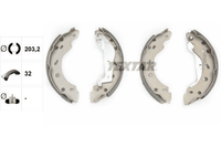 Bremsbackensatz Hinterachse FüR Smart Cabrio CITY-COUPE Crossblade Fortwo Coupe