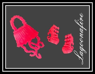 Monster High Lagoonfire Freaky Fusion Jellyfish Bag and Shoes