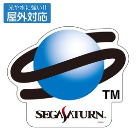 SS Sega Saturn Logo Outdoor compatible stickers 7&times;12cm