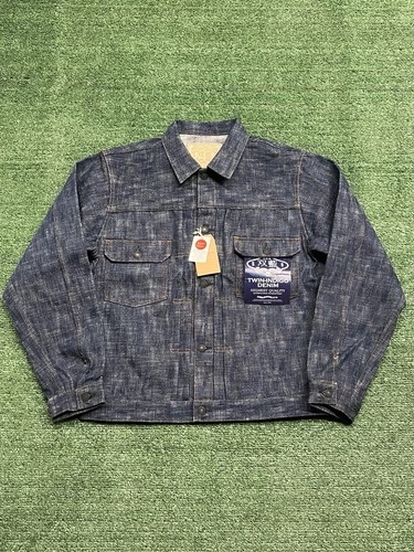 Studio D’Artisan Size 38 Twin Indigo Sou-Ai Denim Hand Dyed Type 2 Jacket D4603 - product listing photo