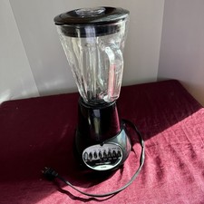 Hamilton Beach 10 Speed Blender Black Base 40 oz Glass Tested