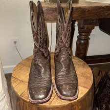 Lucchese Full Quill Ostrich Boots. Cowboy Edition. Size 11d. Good Condition.
