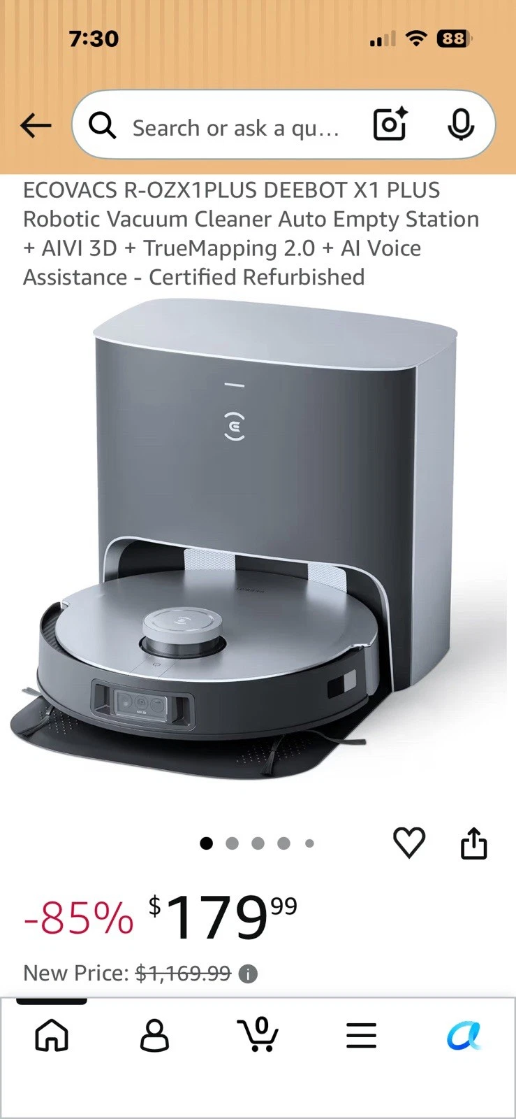 Deebot Robot Vac