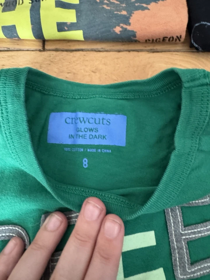 Crewcuts J Crew Boys Tshirts Size 8 Lot Of 5 Glow In The Dark - Image 2 of 4