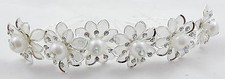 Big Pearl Flower Hair Pins for Brides, Bridesmaid, Flowergirl, or Party 6pcs 