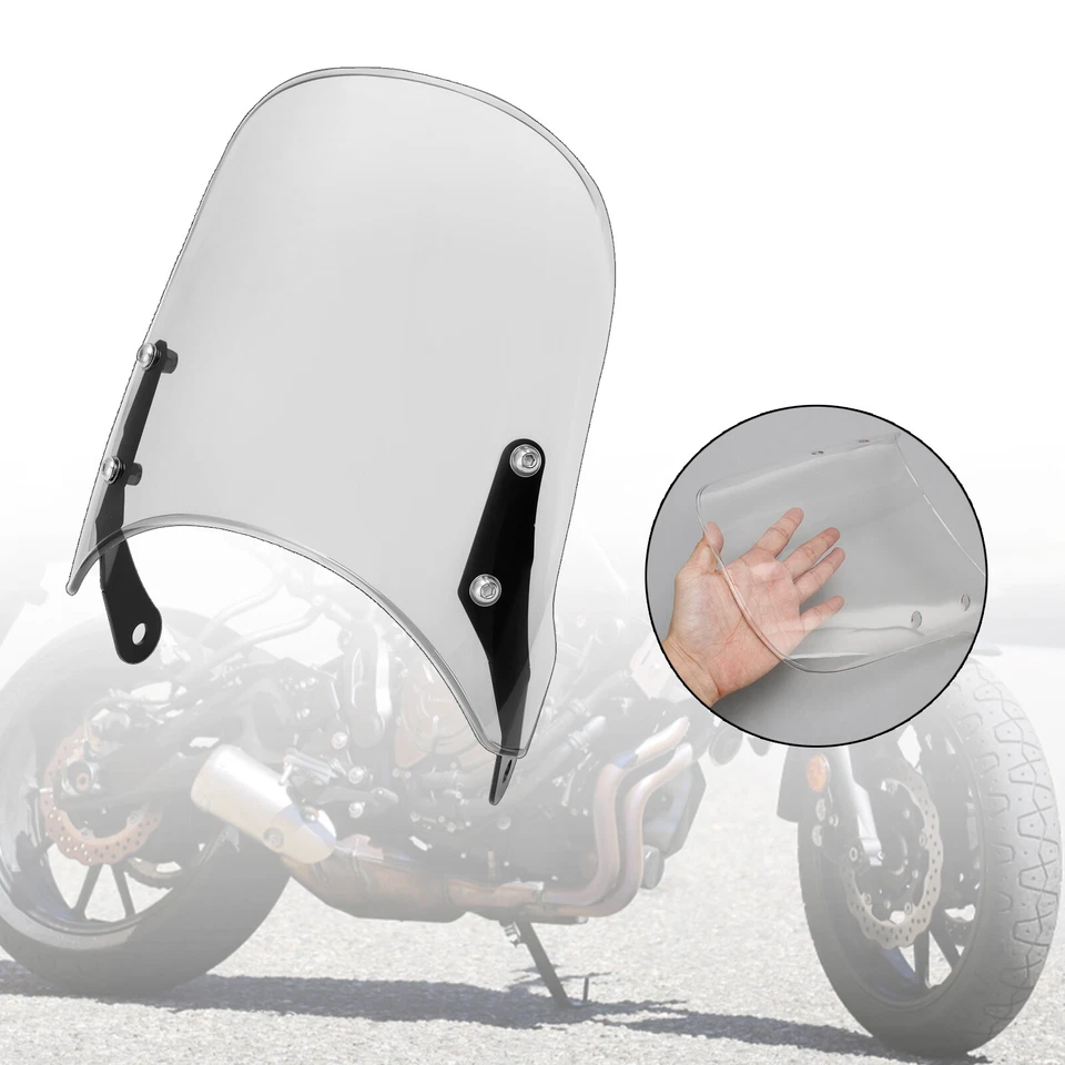 Windshield WindScreen fit for YAMAHA XSR 700 900 HONDA CB400 CB1100 CB1300 #3 — 第 2/4 张图片