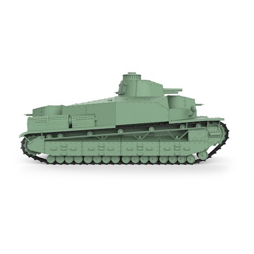SSMODEL SS16623 1/16 Kit Modelo Militar IJA Tipo91 Tanque Pesado - Imagen 4 de 5