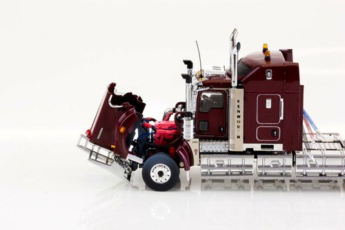 Kenworth C509 Prime Mover Truck - Burgundy - Drake 1:50 Scale Model #Z01382 New - Picture 7 of 9