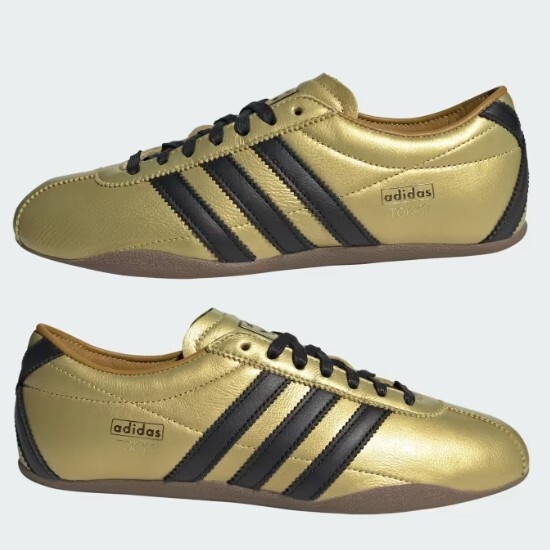 Adidas Women's Tokyo Leather 'Gold Metallic'- JQ2156