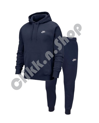 Nike Hoodie + Trouser Sportswear Fleece Sweatshirt Casual Formal - Picture 5 of 13