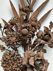 antique French wrought iron floral bouquet - cemetery - funeral - garden — photo 9