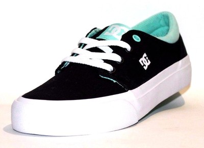 Dc Mädchen (Jugend) Trase Tx Skaterschuhe, Schwarz/Ägäisch/Verzögerung)