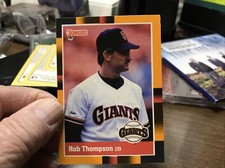 1988 Donruss Baseball's Best # 274 ROB THOMPSON GIANTS