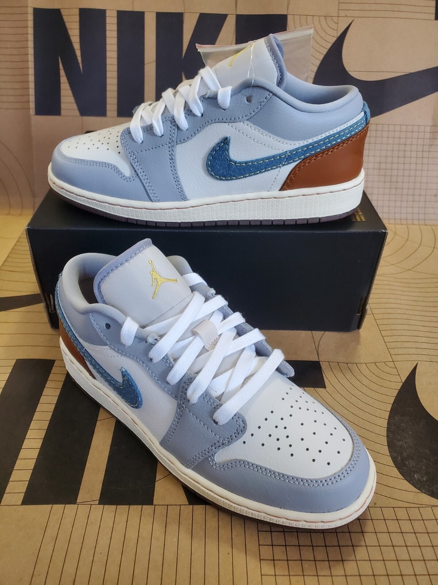 Air Jordan 1 Low SE GS Phantom Armory Blue FZ5046-041 Size Air Jordan 1 Low SE GS Phantom Armory Blue FZ5046-041 Size