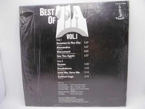 Tea, Best Of Vol.I (Mark Storace Krokus) German Venus V78 TE-F1004 LP, 12" 1978 - Foto 2 di 5