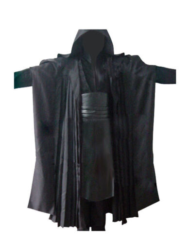 Men's Star Wars Darth Maul Black Outfit Tunic Robe Halloween Cosplay Costume& - Picture 1 of 9