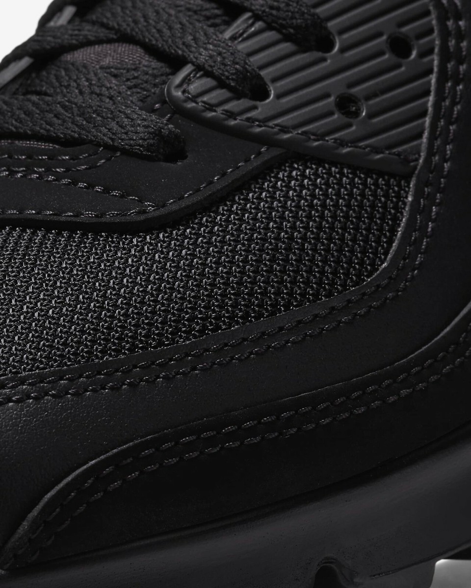NIKE AIR MAX 90 RECRAFT TRIPLE BLACK MEN'S SIZE 12.5 NEW | eBay