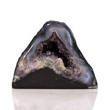 Amethyst Crystal Geode Cathedral Cave With Polished Agate Free Postage