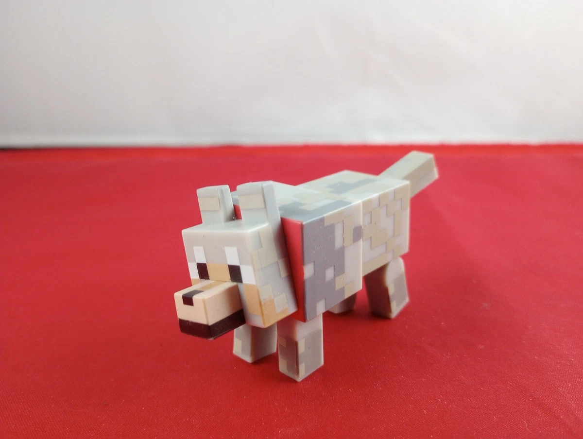 Minecraft wolf cheap figure
