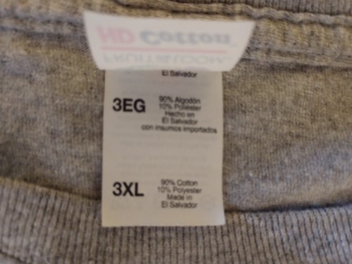 Camiseta estilo surf para hombre Clearwater Beach gráfica 3X L algodón manga corta gris - Imagen 5 de 5