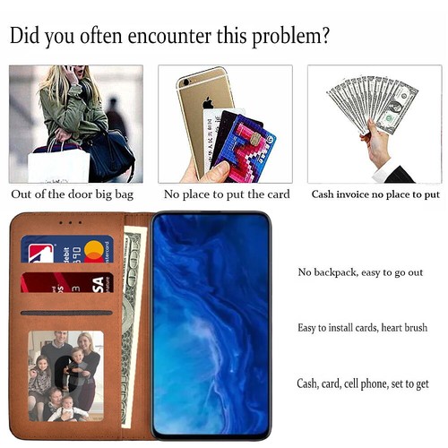 Personalised Custom Name Wallet Stand Cover Case For Huawei Y5/Y6/Y9 2019/NOVA - Picture 4 of 32
