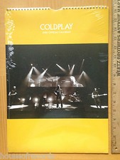 NOS COLDPLAY 2006 OFFICIAL CALENDAR UK photo photograph NEW sealed RARE OOP NIP