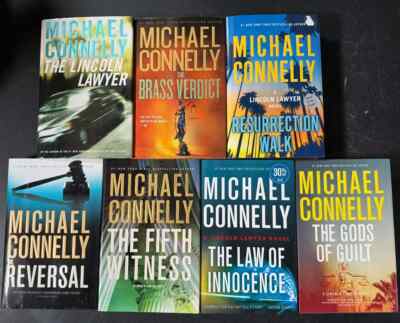 Lincoln Lawyer Series by Michael Connelly - Complete Set Lot (7)