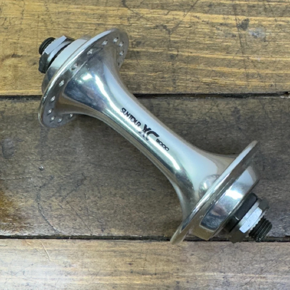 Bicicleta de montaña MTB QR A5 de colección Suntour XC 9000 32 orificios años 80 90 buje delantero Foto 3 de 4