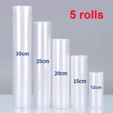 Rolls 8x50 11x50 Vacuum Sealer Bags Food Saver Embossed Bag 4 Mil Rolls  Bags