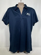 In N Out Burger Port Authority Navy Blue Employee Polo Shirt Women's XXL