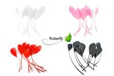 Gänse Coquetips 12-20cm Dekofedern Bastelfedern Federn Schmuckfedern Vogelfedern