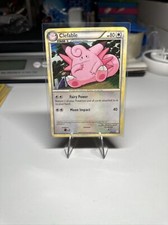 Pokemon HeartGold SoulSilver Clefable Holo Rare 3/123 Vintage 2010 Card