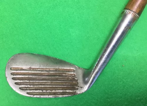 Hickory Wood Shaft Golf Club DEEP GROOVE Wilson Success 2A MASHIE NIBLICK HD93