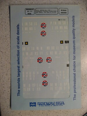 Microscale Decals HO 87-330 Misc. Modern Box Cars Peninsula Terminal, Middletown