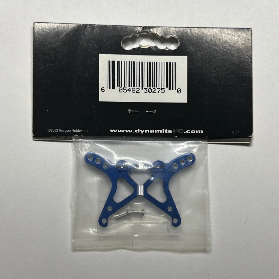 Torre de Amortiguador Delantero Vintage RC Dynamite DYN8017B Aluminio Azul, Mini T Foto 2 de 2