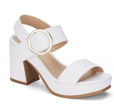 zapatos zapatos blancos de plataforma para mujer