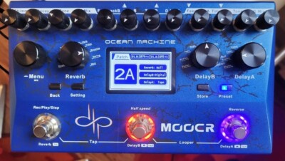 Mooer Ocean Machine Gitarreneffekte Dual Delay Hall/Looper...