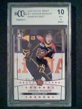 CONNOR McDAVID  14/15 ERIE OTTERS CANADA'S BEST GRADED PRE-ROOKIE CARD / MINT 10