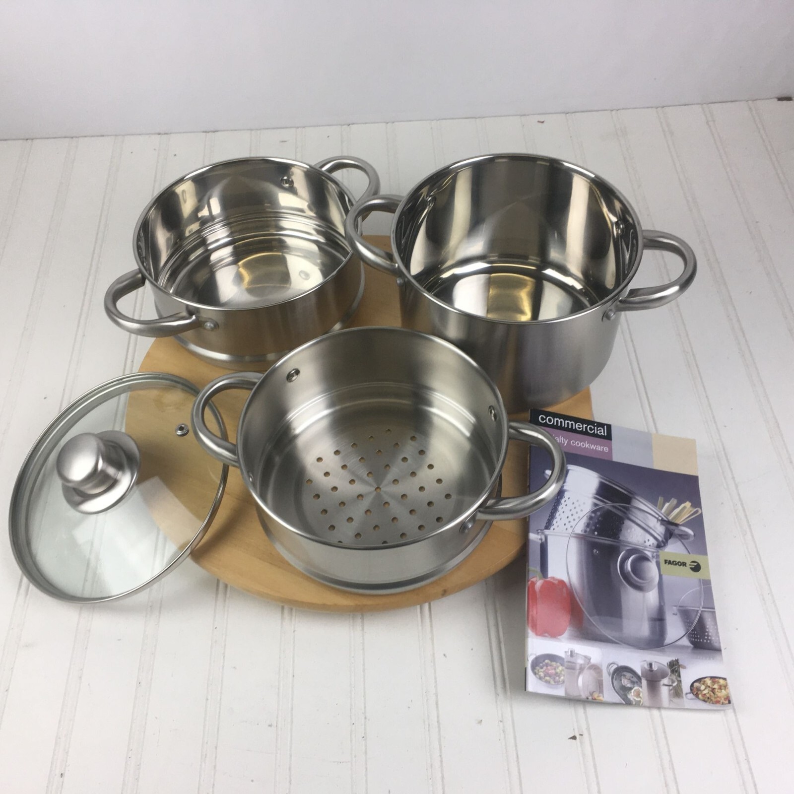 Fagor 2 Quart Stainless Steel Double Boiler With Steamer Insert Recipe