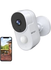 Samzuy Wireless WiFi 1080P HD Home Rechargeable Surveillance Cameras