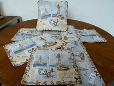 Sander Tischdecken Maritim Gobelin POSTCARDS, Fb.40 Artikel bitte auswählen