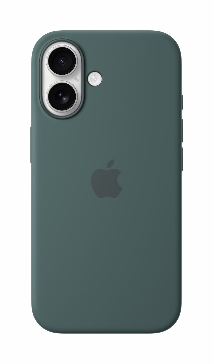 Силиконовый чехол Apple для iPhone 16 mit MagSafe (зеегрюн)