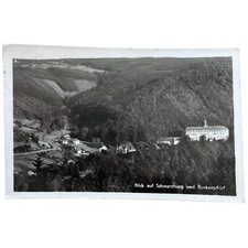 Postkarte AK Schwarzburg und Burkersdorf Gelaufen 1957 Saalfeld Rudolstadt