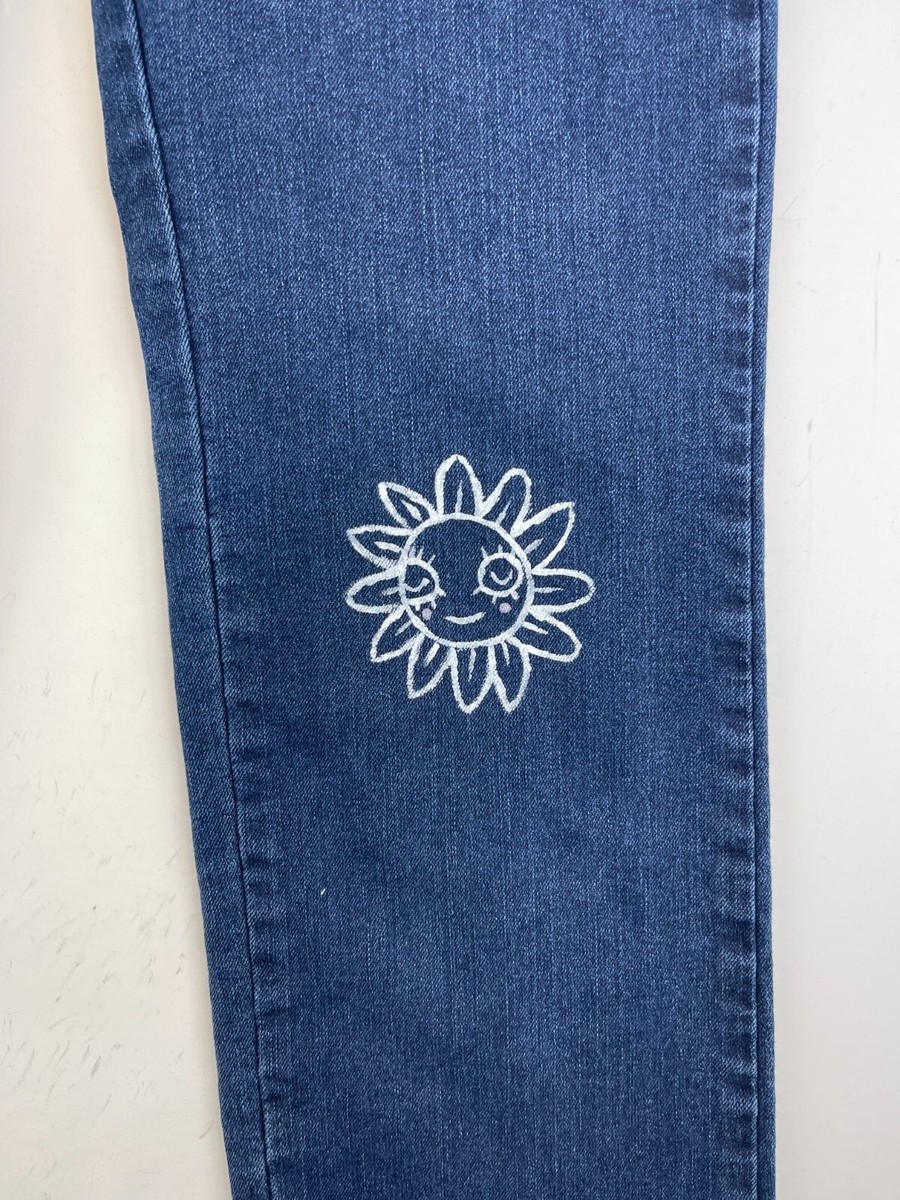 Lee Relaxed Fit Jeans - Womens Size 6 Short - Blue - Customized